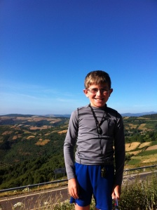 Felipe is amazed at how beautiful the mountains and the scenery is in Galicia